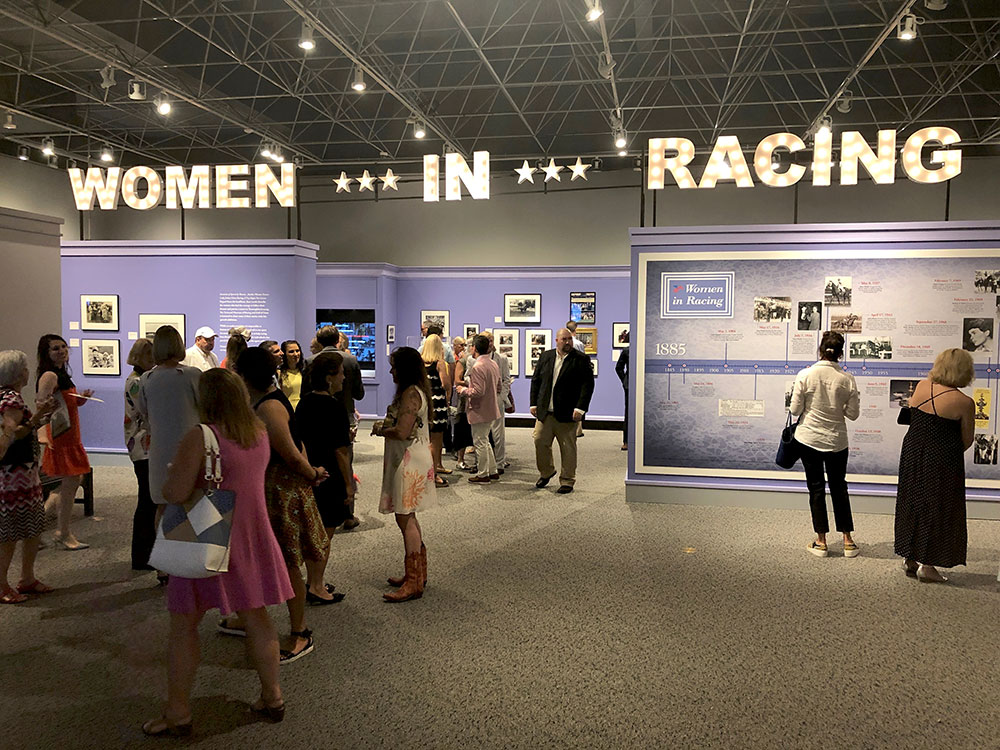 Exhibition for Women In Racing Exhibit at the National Racing Museum and Hall of Fame